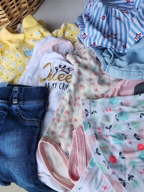 Baby Girls Mixed Outfit Bundle  Sz 6/9 Mo